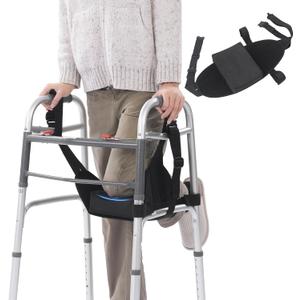 ROYALAY Knee Crutches for Adults, High-Density Foam Walker Knee and Leg Support, Bar for Walking Pad Fits Almost All Walkers, Adjustable Peg Leg Crutch