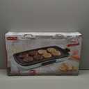 DASH Deluxe Everyday Electric Griddle with Dishwasher Safe Removable Nonstick Cooking Plate for Pancakes, Burgers, Eggs and more, Includes Drip Tray + Recipe Book, 20 x 10.5, 1500-Watt - Aqua