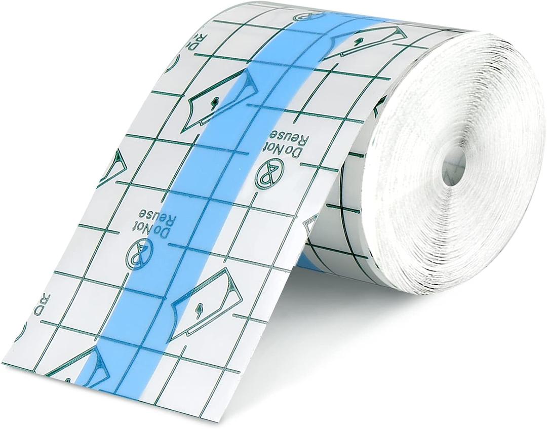 Transparent Dressing Adhesive Bandage Waterproof Bandage Clear Adhesive Bandages Stretch Tape for Tattoos Swimming(2 x 394 Inch)