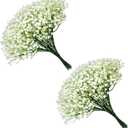 Babys Breath Artificial Flowers Bulk, 40 Pcs Faux Gypsophila for Wedding Bouquets, Bridal Decor, Home Decor  Realistic Long-Lasting Fake Flowers, Bendable Stems, 5.6oz, 11.5 Inch White