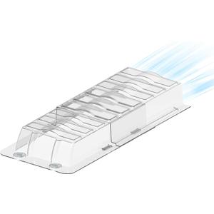 Sideways Magnetic Vent Extender for Under Furniture, Floor Resiter Vent Deflector Fits Vents 3" - 6" Wide (1PCS)