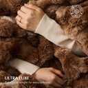 EverGrace Ultra Soft Luxury Fluffy Faux Rabbit Fur Throw Blanket, Thick Warm Bubble Throw for Bed, Cozy Plush Reversible Blankets for Couch, Chair, Sofa, Lion Caramel, 60x80 Inches