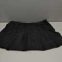 WDIRARA Women's High Waisted Pleated Skirt Skater A Line Mini Uniform Skirt, L