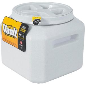 Gamma2 Vittles Vault Dog Food Storage Container with Airtight Lid, holds up to 25-30 Pounds of Dry Pet Food, Cat Kibble and Bird Feed, BPA Free, Made in USA (1 Count (Pack of 1))