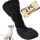 2PCS Dog Paw Wound Recovery Boot, Lick-Proof Protection, Non-Slip Pet Shoe with Self-Adhesive Strap, Soft Protector for Medium to Large Dogs (L)