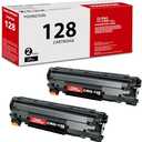 128 Black Toner Cartridge High Yield (2-Pack) Compatible 128 Toner Cartridge Replacement for Canon 128 Toner Cartridges for imageClass MF4450 MF4700 MF4800 D500 FAXPHONE L100 L190 Printer