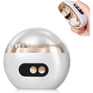 Electric Nail Clipper, Electric Nail Clippers for Seniors, 2026 3 in 1 Electric Automatic Nail Clipper for AdultsKids with Polishing and 3 Speeds (White)