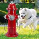 Teaeeno Puppy Training Fire Hydrant for Dogs Statue,Resin Outdoor Statue For Large Dogs, Pee Post Aid & Delightful Outdoor Garden Decor, Dog Statue with Pee Post, Hand-Painted,Weather,Outdoor Ornament (21.3, Multicolor)