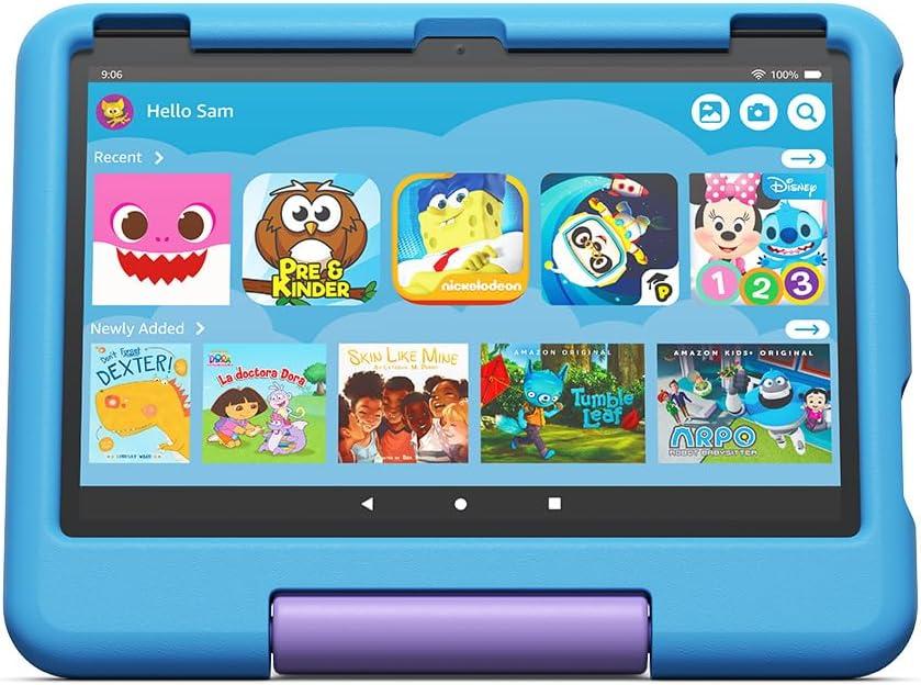 Amazon Kid-Proof Case for Fire HD 10 tablet (Only compatible with 13th generation tablet, 2023 release) - Blue