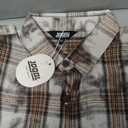 JOGAL Boys Plaid Shirt Long Sleeve Flannel Shirt Kids Button Down Shirts Beige 10