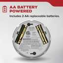 Kidde Smoke Detector, AA Battery Operated, Compact Size, LED Status Light, 85 dB Alarm, 4-inches, 10SDR