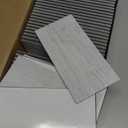 Art3d 102-Piece Backsplash Tile Peel and Stick for Stove Kitchen Bathroom Fireplace, 3in.  6in. Stick on Subway Tile Natural Stone White