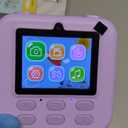 Kids Instant Digital Cameras for Boys and Girls, 1080P HD Dual-Lens Selfie Digital Camera with Print Paper & 32G Card, Christmas Birthday Gifts Toys for Toddler and Teenagers Age 3-16 Years Old (Purple)