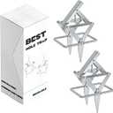 2 Pack  Mole Traps, Scissor Mole Trap, Reusable Metal Material Easily Catches Moles, Rats, Chipmunks, Etc. 3 Years After Sales