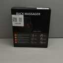 Neck and Back Massager for Pain Relief Deep Tissue with Heat, Shiatsu Shoulder Massager with Bi-Directional Rotating Head for Neck, Back, Shoulders, and Legs (Black)