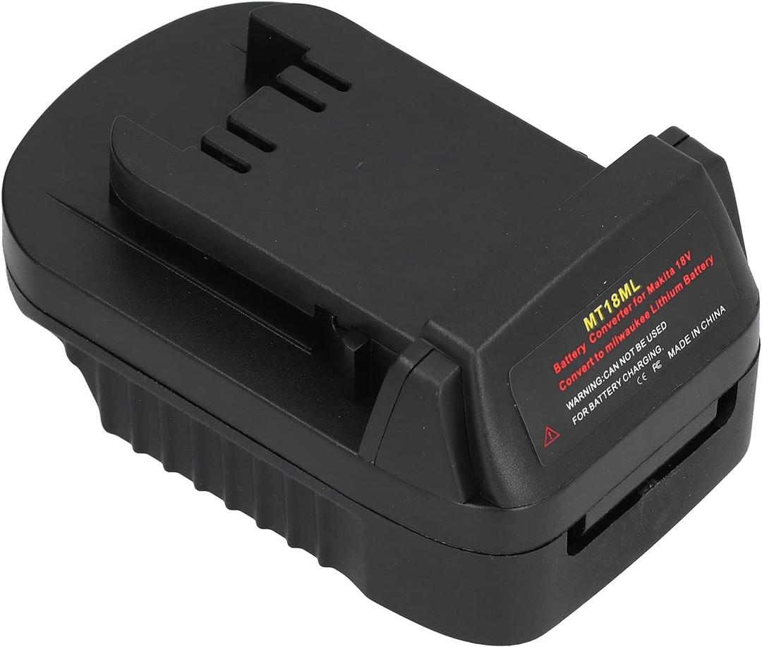 18V to Battery Adapter, Heat, Compact, Quick Installation, for Power Tool Enthusiasts and DIYers
