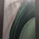 Art 24x48 Inch Hand-Painted Green Texture Oil Painting Modern Abstract Canvas Art Home Wall Decoration (Dn168)