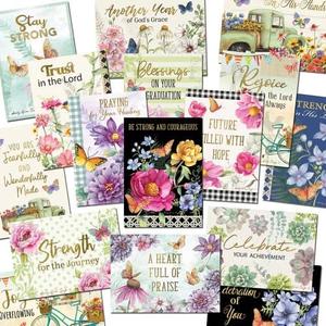 Christian Greeting Card Assortment Box  40 NEW All Occasion Inspirational Cards with Envelopes and Calendar Booklet  Bible Verses and Scriptures  Perfect for Birthdays, Sympathy, Get Well, Encouragement, Graduations & Mothers Day