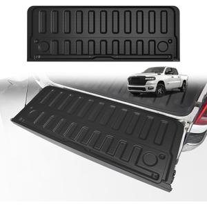 TripleAliners Truck Mat Compatible with 2019-2026 Ram 1500 Power Tailgate-Release&Standard Tailgate Accessories, Tailgate Mat Custom Fit All Weather Pickup Liner, Not Classic/Multifunction/Power Ver.