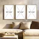 Framed Christian 3 Piece Wall Art, Jesus Leaves the 99 Sheep, 16x24 In