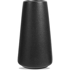 DECORPIA Quality Ceramic Flower Vase - 6 Inches Tall, Black, Pampas Vase for Farmhouse, Modern, Bohemian Home Decor