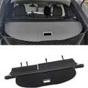 Retractable Cargo Cover Compatible with Jeep Cherokee 2014-2018 Security Shade Shield Anti-Peeping Luggage Privacy Screen with Extra Canvas Cover Black