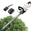 20" Hedge Trimmer Cordless with Battery,Electric Bush Trimmer,Lightweight Hedge Trimmers,3000RPM 180°Rotatable Head,3/4''Blade Gap Cordless Hedge Trimmer