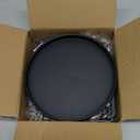 iDavosic.ly Wall Plant Holder Set of 2 for Indoor Outdoor, Metal Hanger with 2 Hooks, Floating Flower Display Stand for Window, Space Saving & Easy to Assemble (Pots/Chains/Plants Not Included), Black