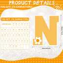 176 Pcs 7" Large Bulletin Board Letters Set, Bright, Retro