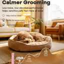 Veeconn Dog Grooming Clippers Kit-Electric Rechargeable Cat Trimmer Tools-Cordless Quiet Pet Nail Paw Grinder-4 in 1 Multifunctional Low Noise Shaver-Razor for feet Face Ears Toenail Eye (Pink)