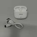 MBLUE AR02 Bluetooth Earbuds, 50H Playtime, ENC Noise Cancelling, 13mm Bass Driver, Touch Control, Wireless Earphones for Sports, Workouts, Calls, Gaming (White)