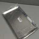 15.8" x 9.5" Large Serving Platters, Stainless Steel Heavy-Duty Large Serving Trays, Silver Rectangular Plates for Food, Fruit, Party, Wedding, Christmas, Chip and Scratch Resistant