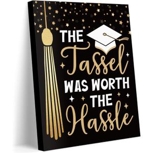 2 x Zarvella 2026 Graduation Decorations, Graduate Poster for Congratulation Party Wall Table Decor Supplies, Graduation Gift for Her Him, Masters Degree, College, High School, PhD, Nurse, Law School