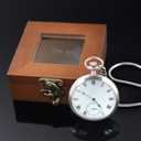 Tiong Luxury Pocket Watch Box Wooden Box Single Gift Box Display Storage Case