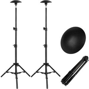 i Cover Boat Cover Support Pole - Adjustable Iron Alloy Supporting Poles, Telescoping Tarp Accessories System with Tripod Base for Jon Pontoon Boats, 2PK