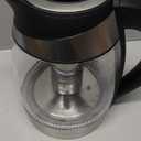 Chefman Electric Kettle with Temperature Control, 5 Presets LED Indicator Lights, Removable Tea Infuser, Glass Tea Kettle & Hot Water Boiler, 360 Swivel Base, BPA Free, Stainless Steel, 1.8 Liters