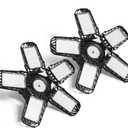 DooVii 2-Pack LED Garage Light,400 Watt Equivalent 6500K,Cool Daylight White LED Area Light,E26/E27 Medium Base,for Outdoor Factory Warehouse Barn Backyard and More,Super Bright