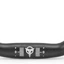 25.4 Bike Handlebar - 30mm, 55mm, 70mm, 90mm,120mm Riser Handlebar - 620mm Aluminium Alloy Mountain Bike Bicycle Handlebars (25.4-50mm Rise)