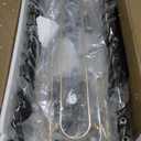 Modern Crystal Chandeliers for Dining Room Black and Gold Luxury Chandelier Living Room 10-Light Pendant Light Fixture Oval Contemporary Ceiling Hanging Light for Kitchen Dining Room