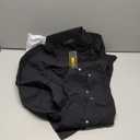 Hodo Big and Tall Mens Cotton Button Down Shirt 6XL Big Tall (Black)