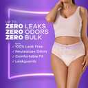 Always Discreet Adult Incontinence Underwear for Women and Postpartum Underwear, L, Up to 100% Bladder Leak Protection, 38 Count 