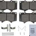 HUSCH D976 Front Ceramic Brake Pads Kit Fit For Lexus GX460 2010-2019, For GX470 2003-2009, For Toyota 4Runner 2003-2020, For FJ Cruiser 2007-2014, For Sequoia 2001-2007, For Tacoma 2005-2021