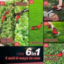 6-in-1 Pole Saw & Hedge Trimmer for Milwaukee M18 18V Battery (Tool Only)