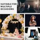 Black Backdrop,5x10FT Black Photo Backdrop for Photography Background Backdrops Curtain for Portraits Studio Photoshoot Halloween Party Screen Video Recording