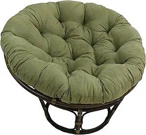 Blazing Needles Microsuede Papasan Cushion, 1 Count (Pack of 1), Sage Green Style: 48 in x 6 in x 48 in