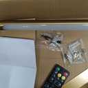Picture Lights for Wall Battery Operated,24 Inch Wireless Rechargeable Art Lights for Pictures,3CCT Dimmable Retractable Painting Light with Remote & Timer,Glare-Free for Gallery Light,Gold