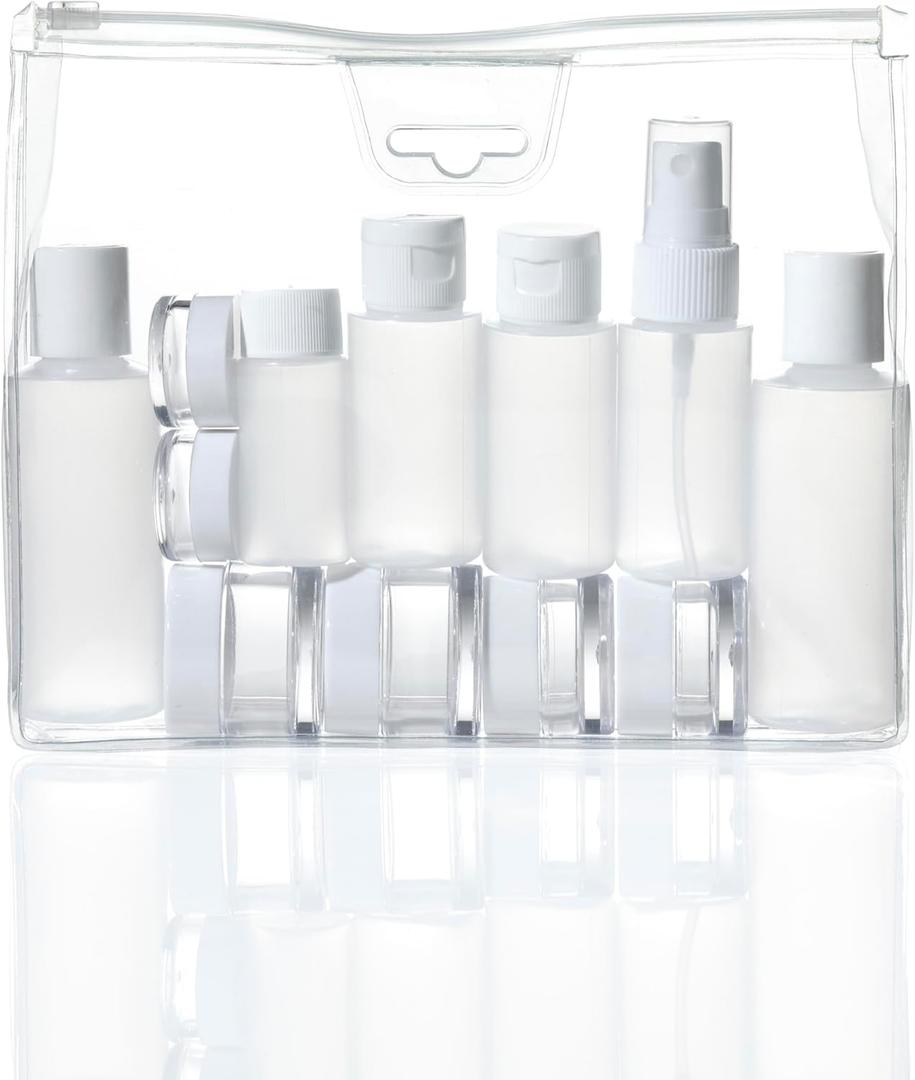 Conair Travel Sized Toiletries, TSA Approved Travel Bottles, Travel Sized Bottles by Travel Smart, 13 Piece Set Conair Travel Sized Toiletries, TSA Approved Travel Bottles, Travel Sized Bottles by Travel Smart, 13 Piece Set