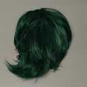 Short Green Wigs for Kids Boys Halloween Party Accessories Costume Dress-up Cosplay Wig
