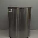 FDW Kitchen Trash can for Bathroom Bedroom Home Office Automatic Touch Free Garbage bin with lid Brushed Stainless Steel Rectangular 13 Gallon / 50L