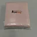 Aiyufeng Blush Blackout Curtains for Bedroom 63 Inch Length 2 Panels Set, Nursery Thermal Insulated Energy Saving Rod Pocket Window Treatment Curtains Blackout Drapes, W40 x L63 Inch, Blush